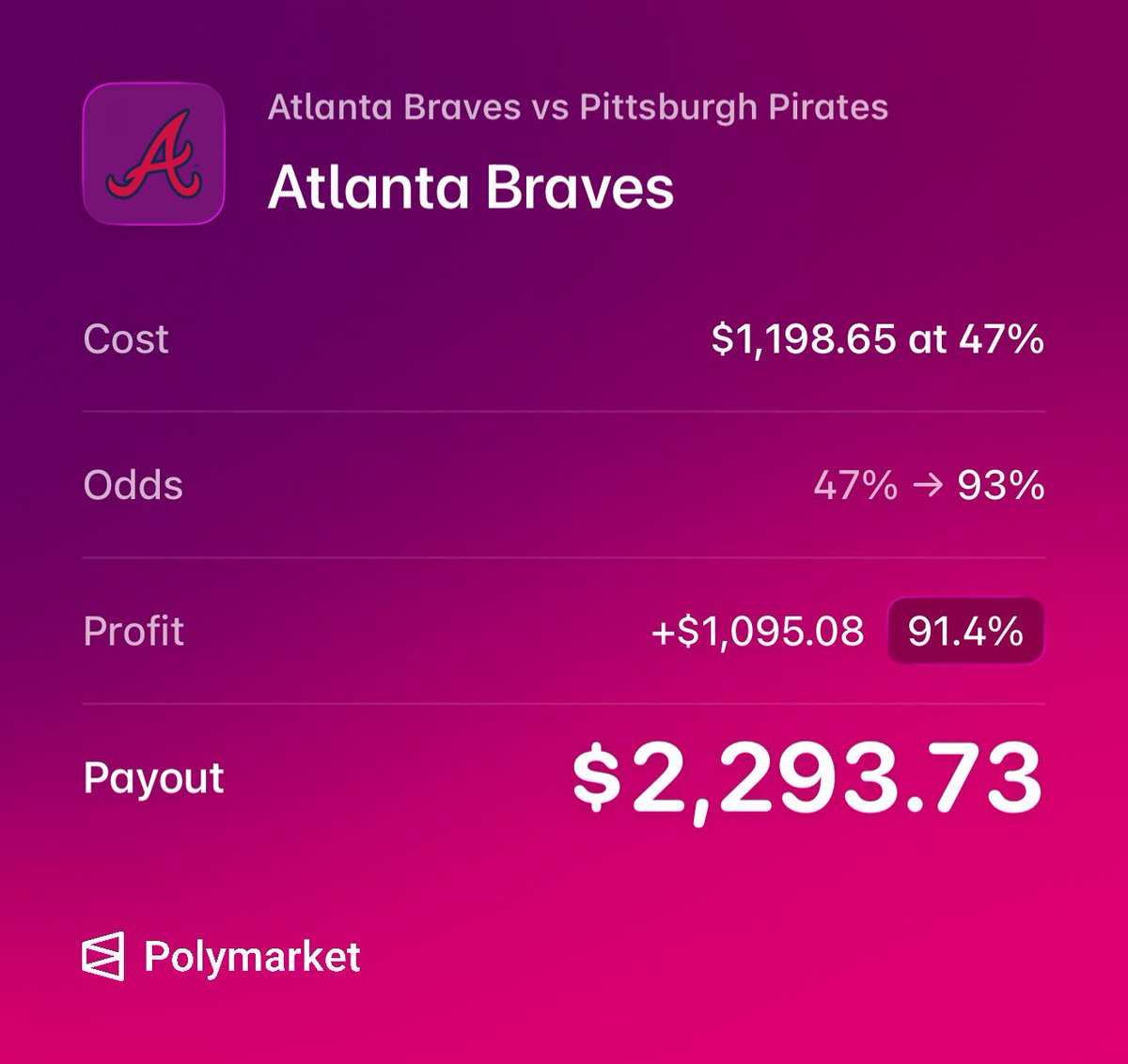 BBABillyBad's tweet photo. Braves LIVE https://t.co/SfG2O5PY6n