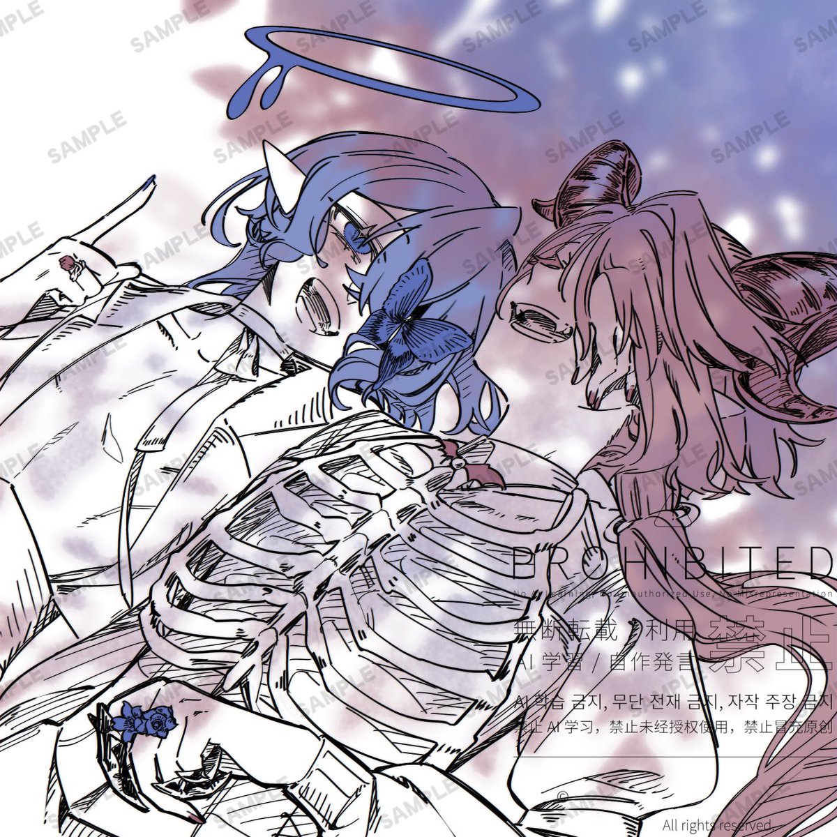 muki_1017SA's tweet photo. ☔️6月

TRPGの継続探索者様を描かせていただきました！
悪魔と天���のキャラクター���いうことで、デザインが対になりつつ共通衣装で、オシャレで感動しました......✨
描いていて楽しかったです♪

ご依頼ありがとうございました！ https://t.co/hbu4p1EYDF