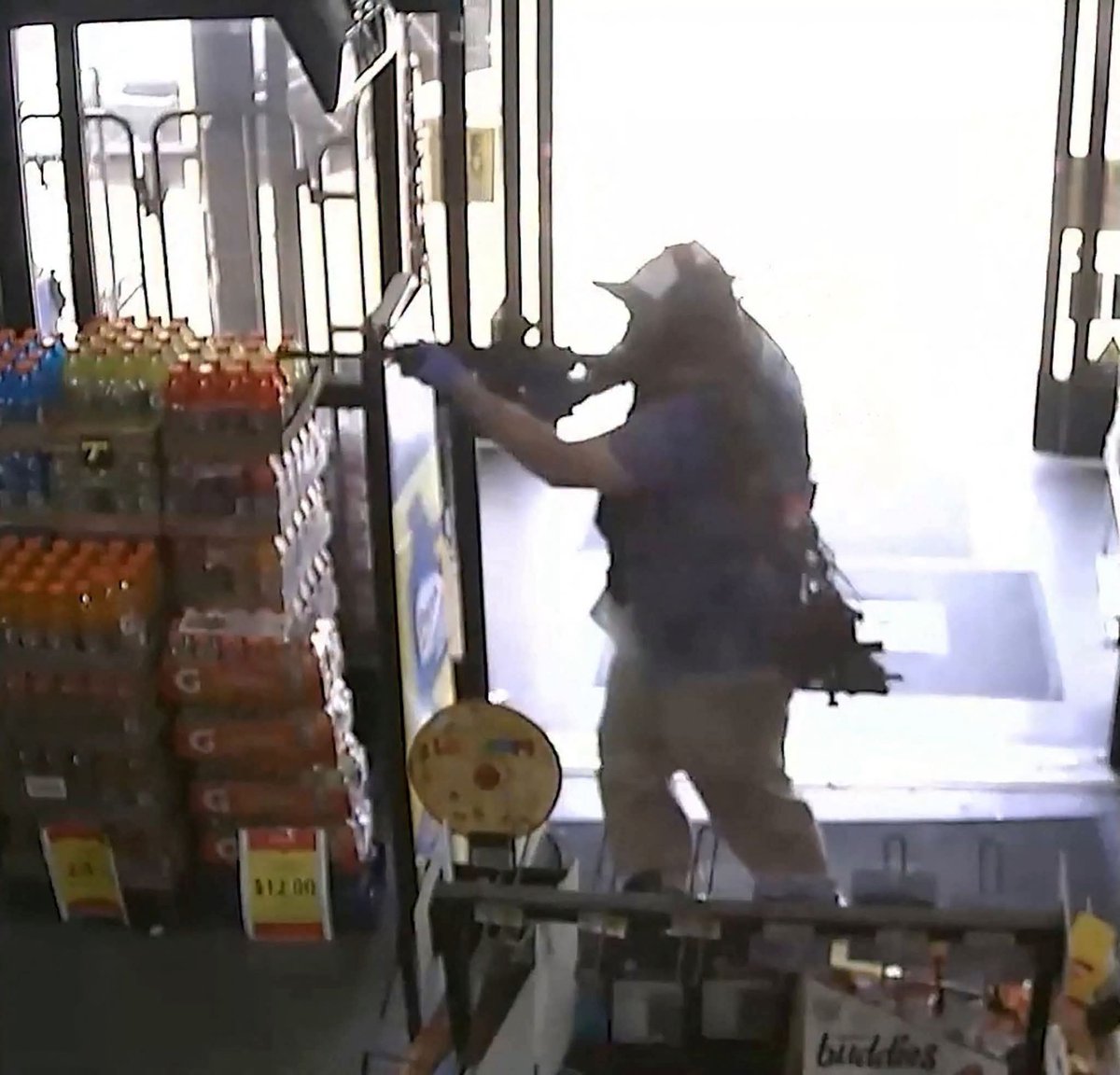 RealNyhiem's tweet photo. KEEP IT ON YOU! A masked white man fatally shot three Black people inside a Jacksonville, Florida, Dollar General store in a predominately African-American neighborhood on Saturday, in an attack where he used a gun painted with a swastika, officials said. The shooter, who had also posted racist writings, then killed himself.

https://t.co/V018anOuYZ