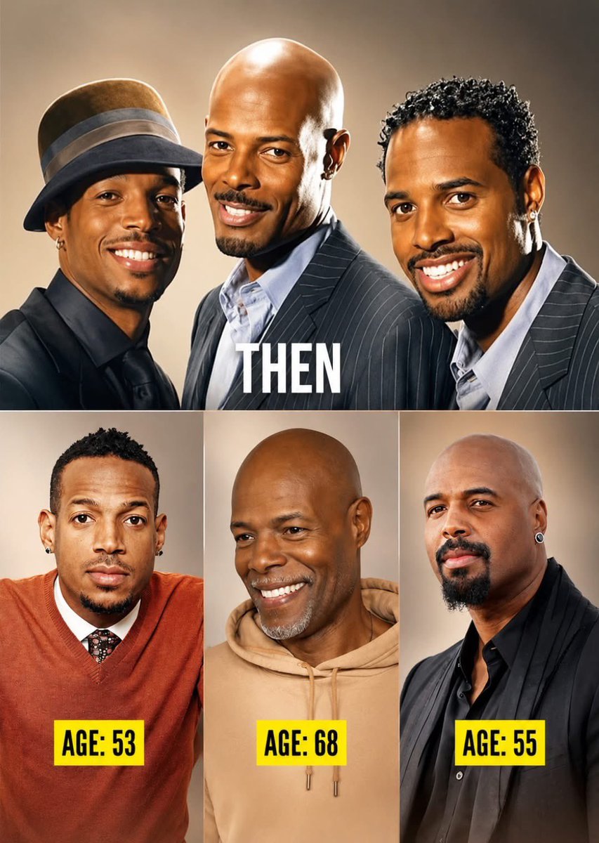 charlesmore25's tweet photo. Then and now of the three Wayne brothers, they are aging well https://t.co/0P8kDa3p0c