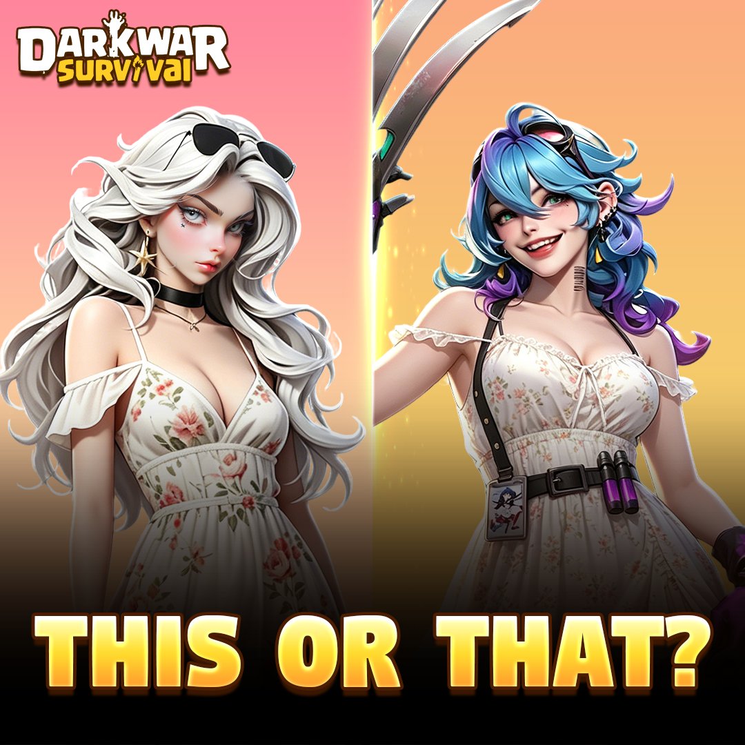 Darkwar_Global's tweet photo. 🌴 THIS OR THAT! ☀️

Survivors, who would you bring along for a beach day? 👀
🤍 for Katrina
OR
💙 for Angela

Comment your choice below and tell us why! 👇

===========================
Join us on Discord: https://t.co/fDwolKxyk0
Follow us on Facebook: https://t.co/E2GAuTULo2
#darkwar
