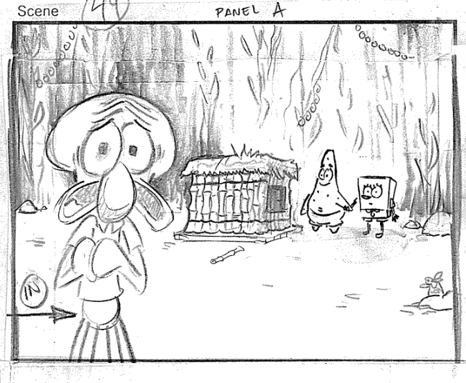 ArtofSpongebob's tweet photo. A drawing from "Club SpongeBob." https://t.co/dm6GCGo61s