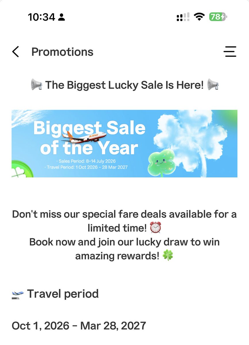 travmagnetph's tweet photo. Sa mga may balak pumunta ng South Korea ito na ang 2026 SUPER SALE ng Jeju Air @jejuairph ! 🇰🇷✈️

Ano tara? 😍✨ https://t.co/6Cj8tEUxZy