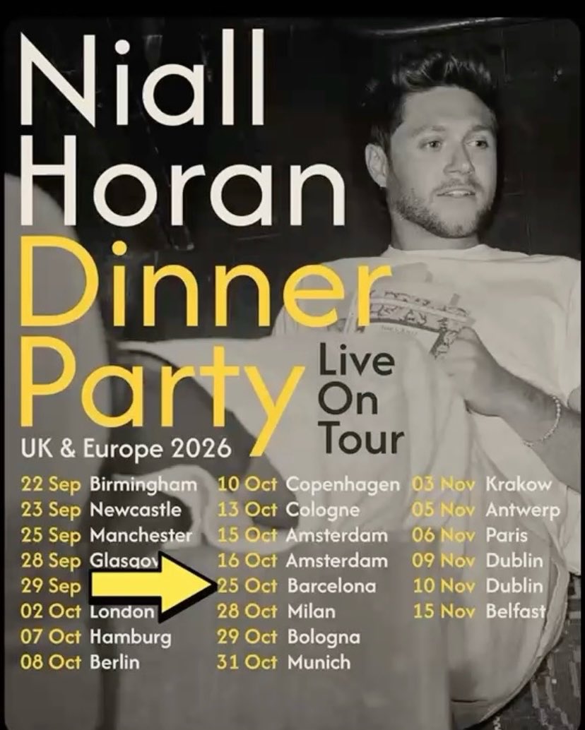 h0ranxIrish's tweet photo. VENDO 3 ENTRADAS PARA NIALL

25 de octubre en Barcelona

Sector 106
Fila 14 y 15
Asientos 14-16-18 https://t.co/psOykcQGqo