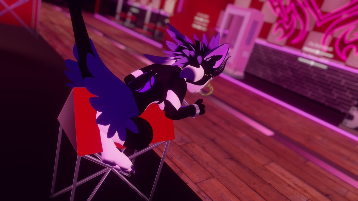AvaliRose's tweet photo. You can nearly see my underfluff ~ 

#avali #avian #vrchat #furry #vrfurry #spicy #awawi #fluff #vr #stuck #floof https://t.co/wkXvZHKpNB