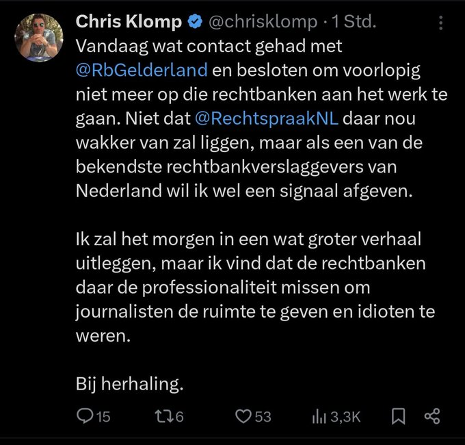 JDTVproducties's tweet photo. Wat een gekkie is die @chrisklomp toch ook....!!! 

#GameOver 
#WeDoNotForget https://t.co/6N283KDCLz