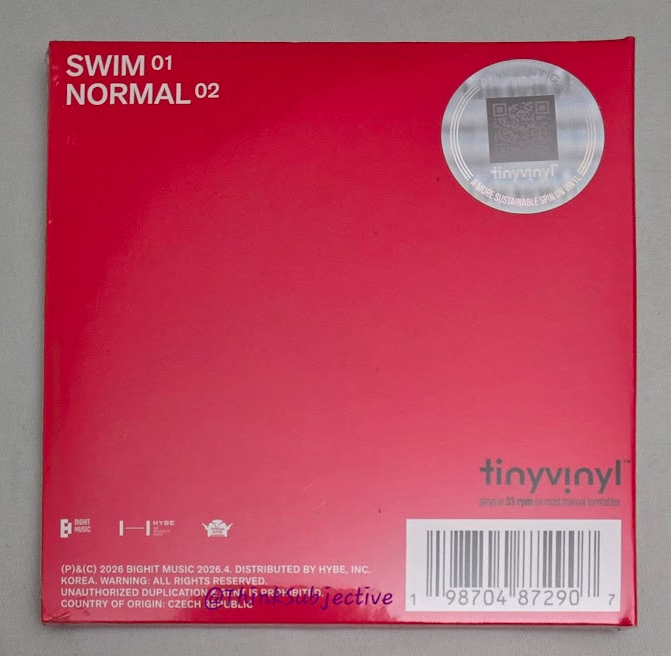 ThinkSubjective's tweet photo. Tiny Vinyl (Swim + Normal) Giveaway

RULES:
~USA🇺🇸 ONLY
~OT7 aRMy &amp; follows @BTS_twt
~ℝ𝔼𝕋𝕎𝔼𝔼𝕋 for entry

[ɪ ᴡɪʟʟ @ 1 ᴡɪɴɴᴇʀ.]
ENDS TOMORROW NIGHT➡️7/9

-MUTED-     (3/13) https://t.co/2LkNeQZGGG