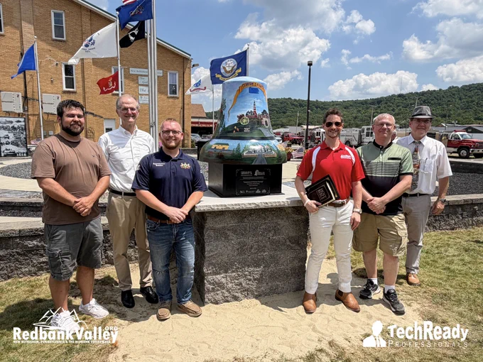 🔔🇺🇸 Clarion County’s America250 Liberty Bell is now on display at American Legion Veterans Park in New Bethlehem! Stop by, snap a photo, and enjoy this new community landmark. Thanks to everyone who made this project possible! ❤️📸