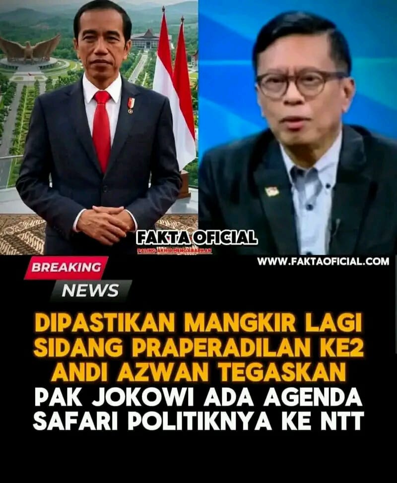 Boediantar4's tweet photo. JOKOWI bakalan mangkir nioh..!?
DIA BUKAN NEGARAWAN
DIA MAU MEMENJARAKAN RAKYAT ATAS TUDUHAN PENCEMARAN NAMA BAIK
TAPI DIA NGGA MAU HADIR DI PERSIDANGAN
MALAH SAFARI UNTUK KEPENTINGAN ANAKNYA https://t.co/z8D8mfS86a