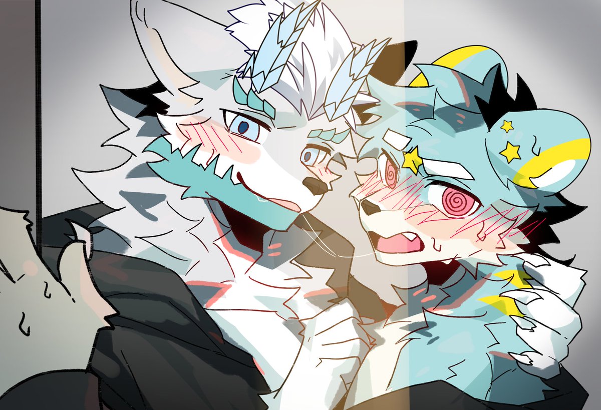 zss0168's tweet photo. 亲……亲爱的！被他发现了啦！
Darling, we've been caught by him! https://t.co/RdLjkomysr