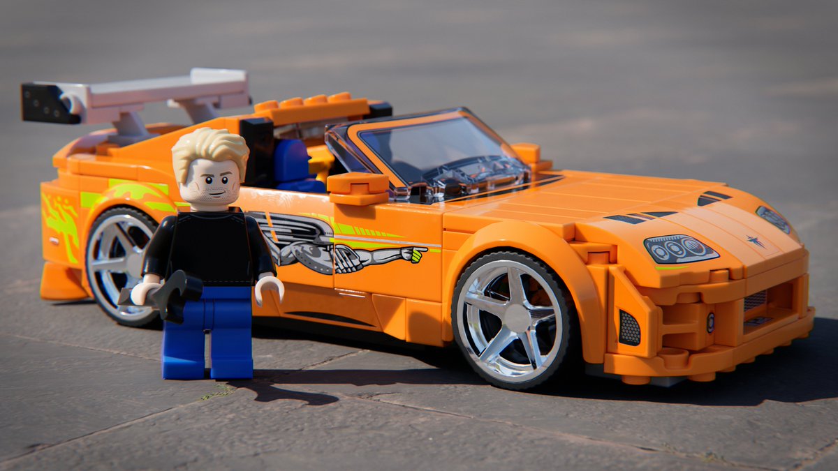 Mecabricks's tweet photo. Latest Speed Champions' set on #mecabricks That's the Toyota Supra MK4 from Fast & Furious https://t.co/reiAz1ALo2