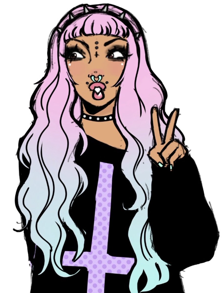 battsyprr's tweet photo. cotton candy hair….
#oc https://t.co/IIuvHYfDuc