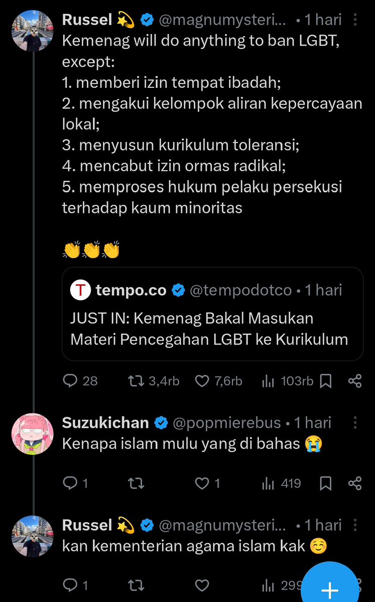cigsaftermilk's tweet photo. Kerjaan lu nyenggol islam mulu, giliran disenggol balik nangis-nangis playing victim.

Persis kelakuan zionist https://t.co/w7a6DPgZHL