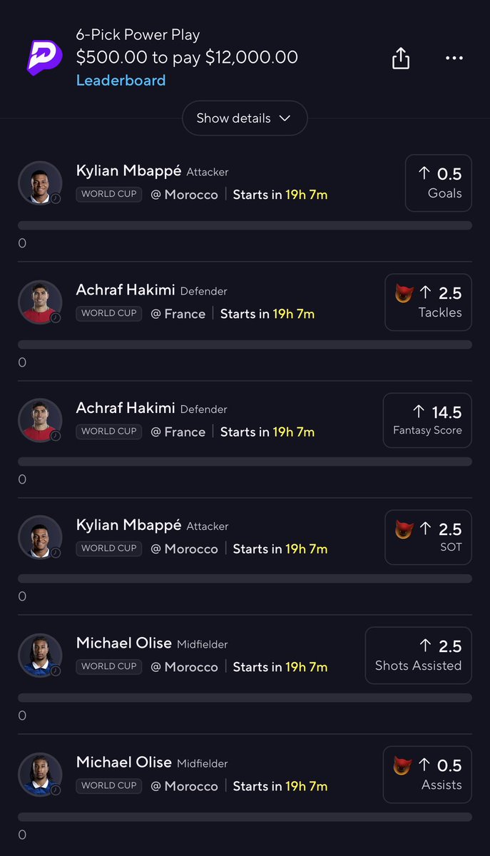 HammerPicks69's tweet photo. ☢️🌎25X WORLD CUP PARLAY⚽️☢️

 WE ARE SO CONFIDENT ON THIS 25X☢️ PARLAY THAT 

WE WILL SEND $500 to 5 people THAT LIKES &amp; RT🧡🧡

Collab w @ClutchPicksG @VikingsLocks @DreamPicksVIP https://t.co/1kcGzX0aSm