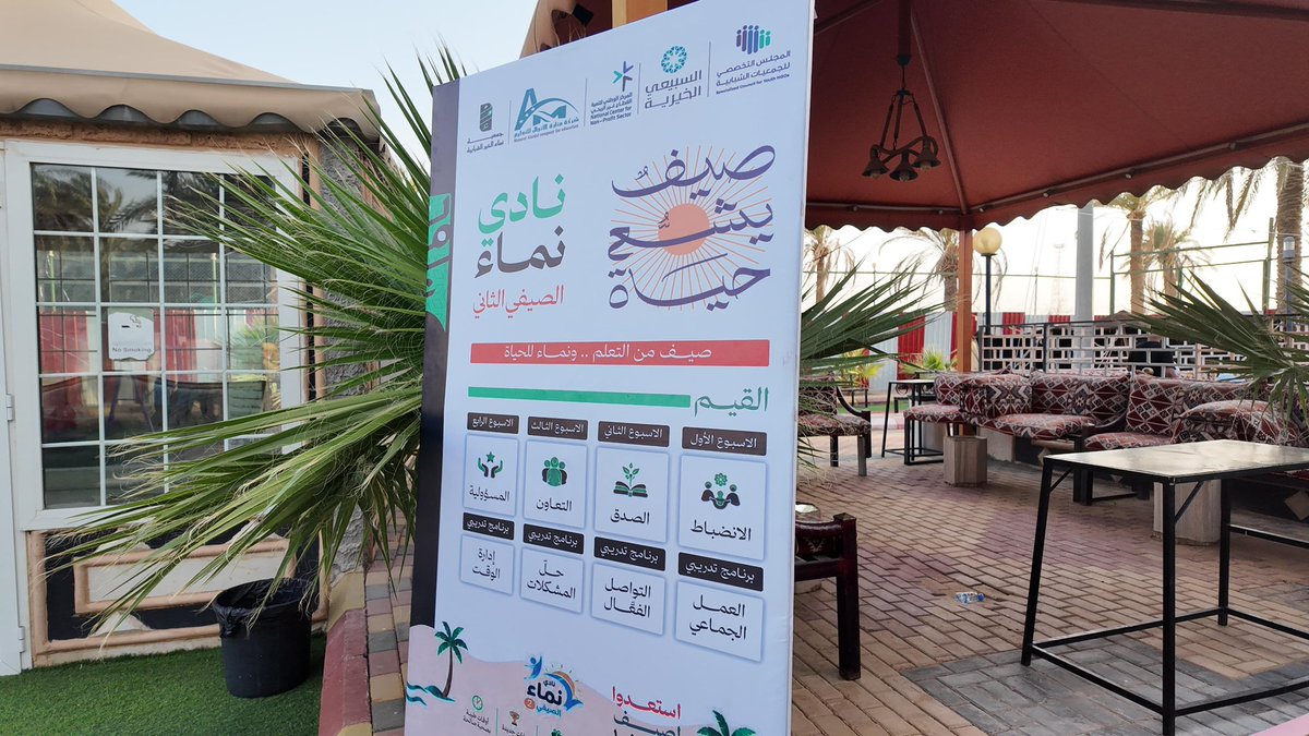 125nma's tweet photo. اختتم #نادي_نماء_الصيفي_الثاني
برامج وأنشطة الأسبوع الأول،
بعد أيام حافلة بالقيم التربوية والمهارات المتنوعة ،
وجاء ختام الأسبوع برحلة ترفيهية إلى :
#منتجع_ماريا وسط أجواء مليئة بالمرح والتفاعل .
#صيف_يشع_حياه
⚽️🥅  🏊 🎯 https://t.co/4ogYWG8DAi