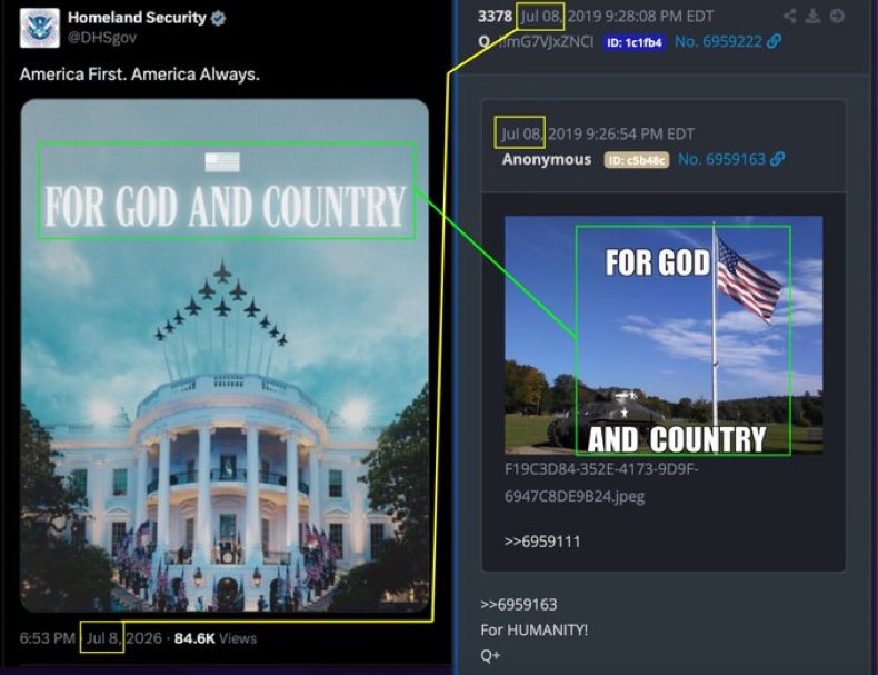 ChrisFlack12's tweet photo. How many more coincidences before it becomes mathematically impossible?
#WWG1WGA #NCSWIC #Q #DELTA
#MAGA #GROGL #FAFO #RR5N πΊπΈ https://t.co/sh8szEamxb