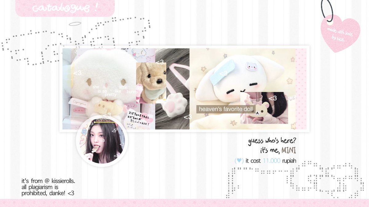 kissierolls's tweet photo. help repost please, makaci yaa! 🍓

hai semua! kenalan sama 2 anak baru aku yuk! namanya < mini &amp;&amp; mossie > mossie ada dua versi, first ikutin copal foto, kedua bisa bawa copal sendiri dan avanya bnw! bantu ospek yaa temen-temen :3 dan aku juga nanti optip #bealanja ⭐️ https://t.co/obQW6foGIP