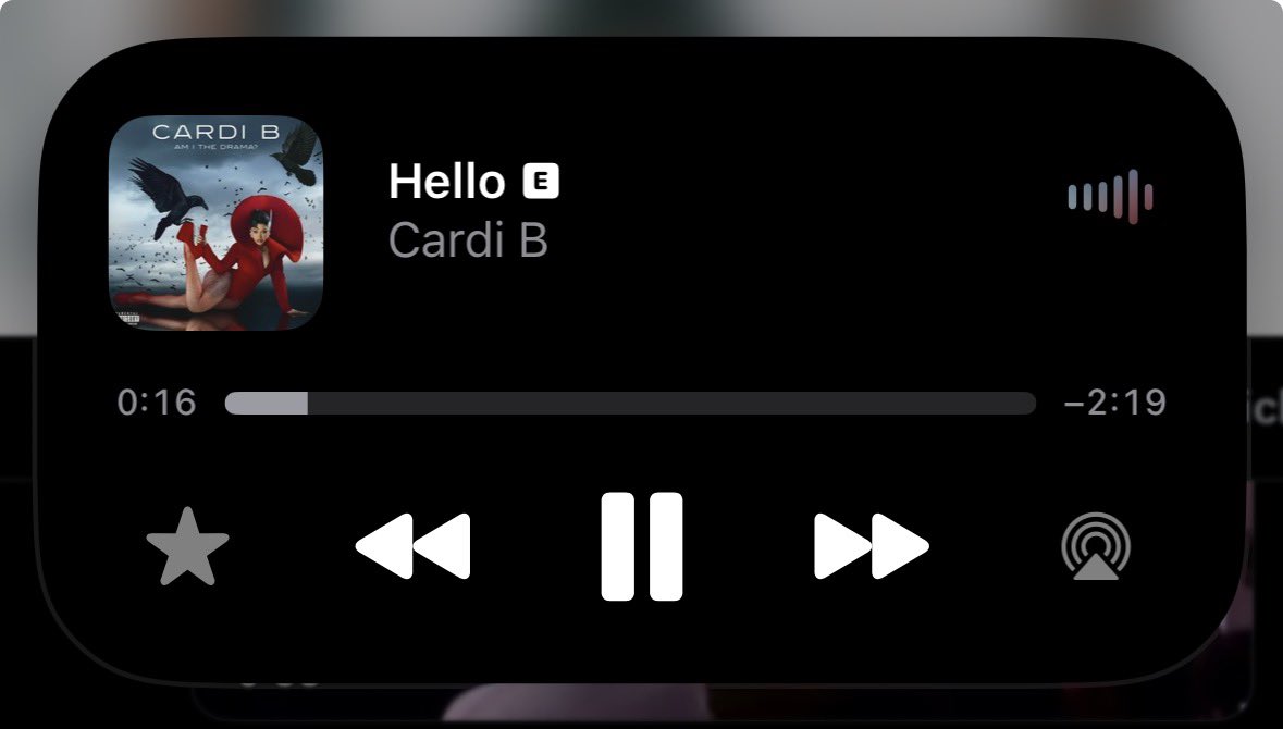 BARDIBBB's tweet photo. #hello is that song u listen to when u wanna turn up, workout or just hype yourself up. cardi really ate this up & it was even better when she performed it live. it’s top 5 for my favs on #AITD! 🔥🙂↕️ https://t.co/Dx51dJsWY3