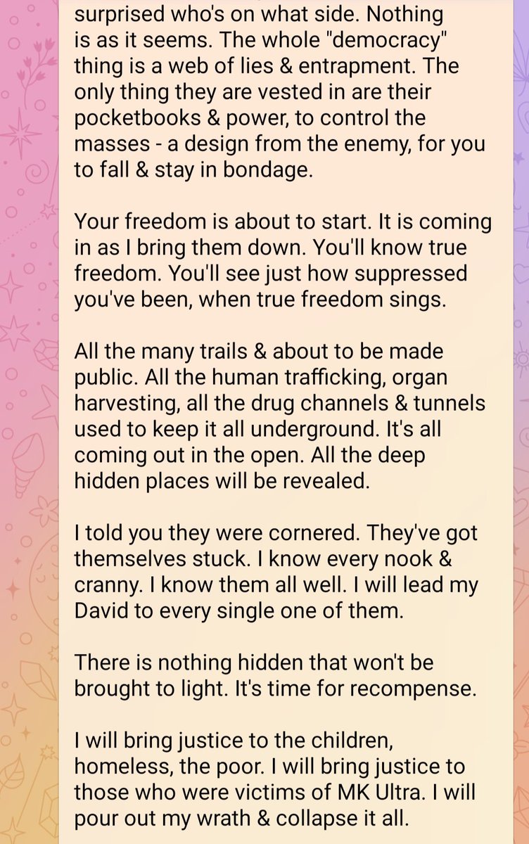 CaliAndreaCali's tweet photo. The Lord's Glory with Lori 
7-8-26
Where's the Money? 💰

Answers Soon
Obama a Swindler, Murderer
Let Exposures Begin 
Capitol Hill Reckoning 
Masks 🎭 Coming Off 🎭
"Democracy" Lie
Cornered 
Justice 
MK Ultra 🦋 
Hope &amp; A Future
Nothing Hidden that Won't Be Brought to Light💡🌄 https://t.co/78cJ54WQSE