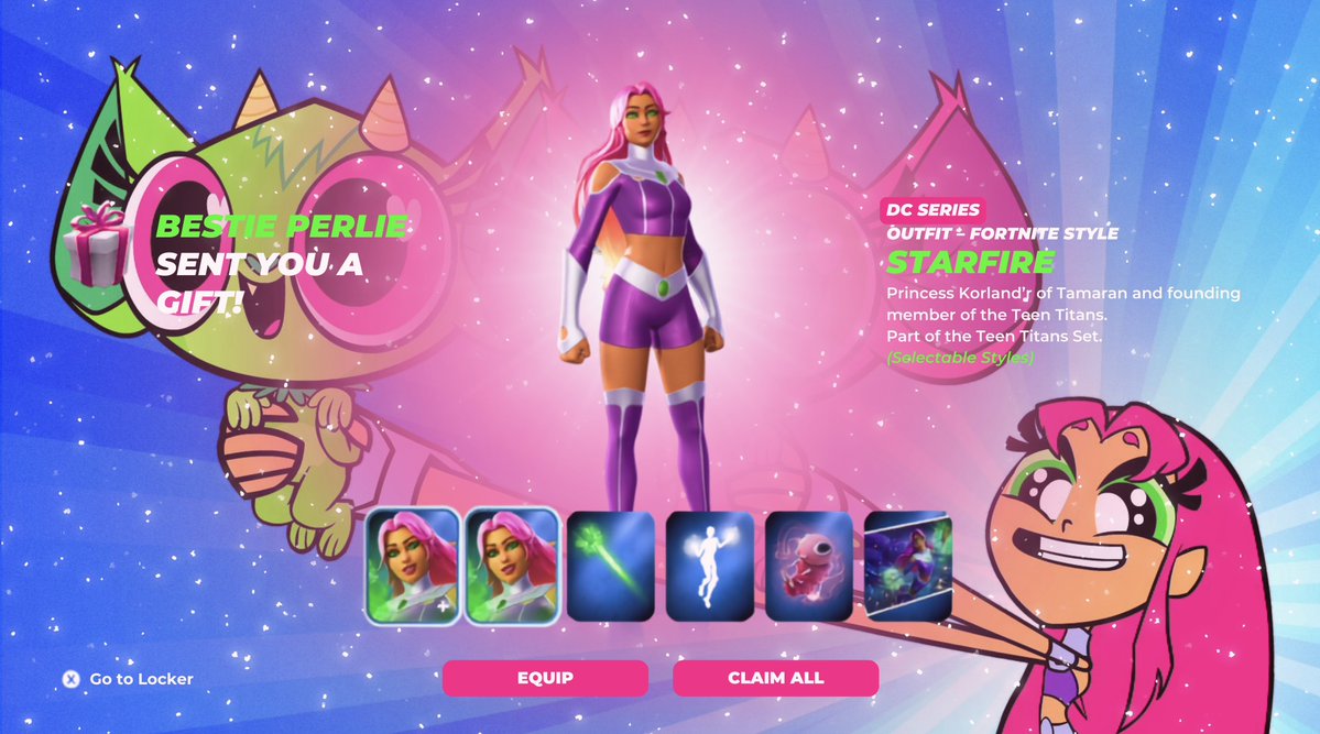 millieblooms's tweet photo. y’all… bestie @liltifaa appeared like a real fairy and blessed me OUT OF NOWHERE with the amazing STARFIRE BUNDLE! 😭🙌🏻💓 THANK YOU SO MUCH, PERLIE! I can’t believe you did this, it was so kind and thoughtful of you… you’re such a sweet person, bestie! 🥹💕#perlaalegit https://t.co/PkTiYVHd5f