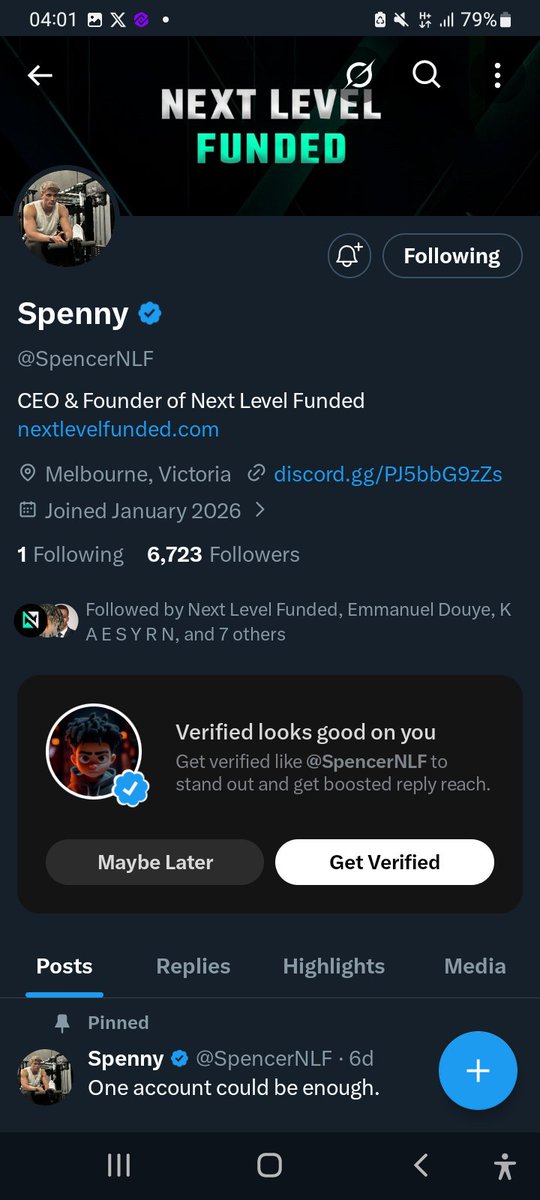 itzDeee7's tweet photo. @NextLvlFunded @SpencerNLF @TheJonaidKhanFX 
@Ictdegen1 
@calbee_PR https://t.co/cXU2uvzidn