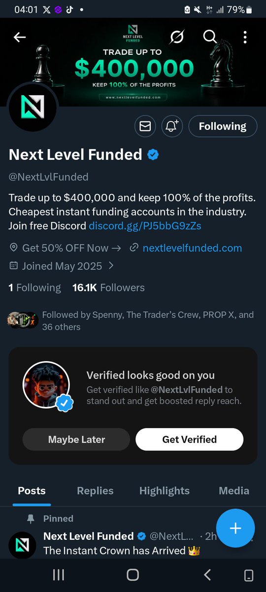 itzDeee7's tweet photo. @NextLvlFunded @SpencerNLF @TheJonaidKhanFX 
@Ictdegen1 
@calbee_PR https://t.co/cXU2uvzidn