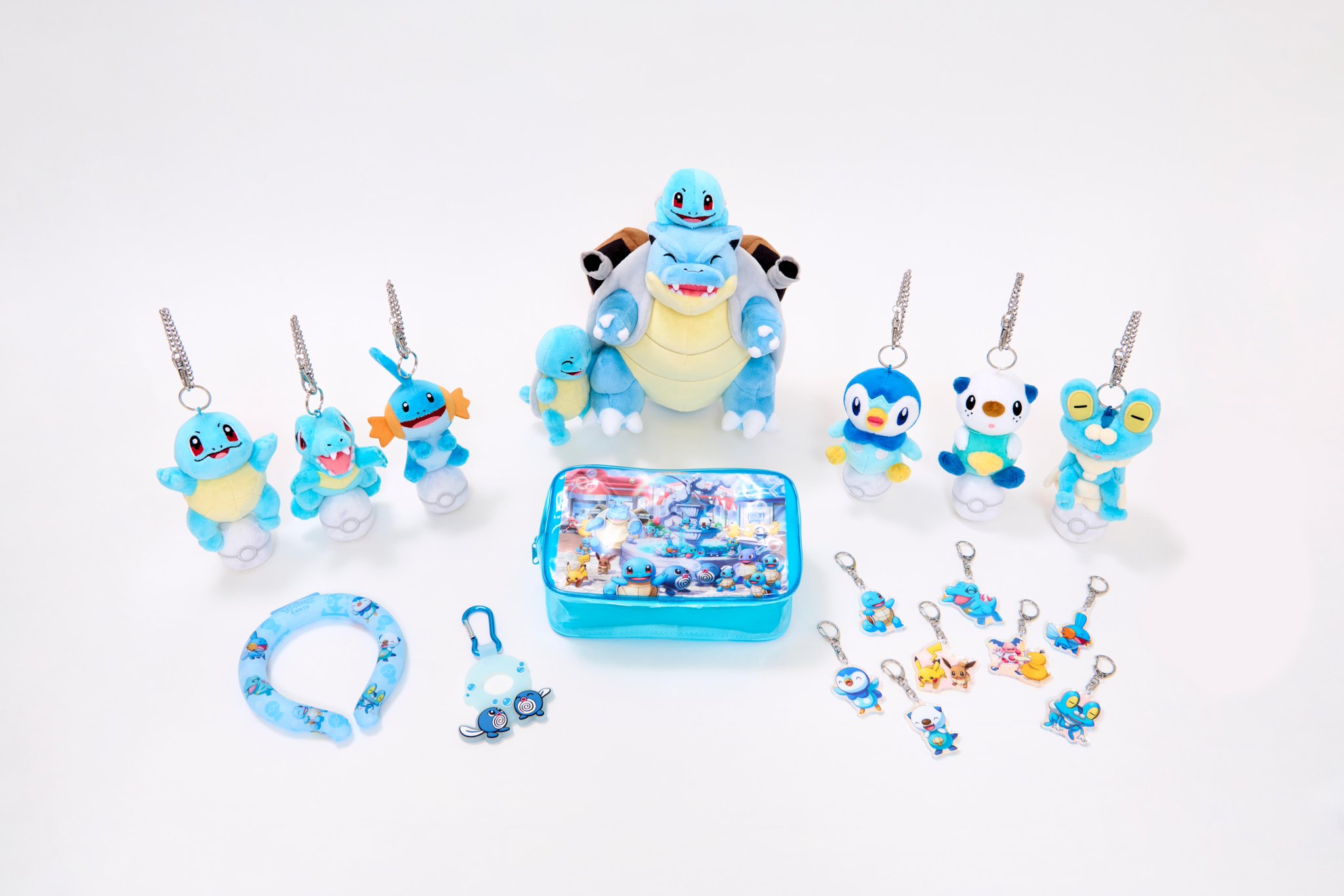【新品未開封】ポケパーク 限定ポケモン アクリルキーホルダー 夏グッズ 水タイプ 新品未開封】ポケパーク 限定ポケモン アクリルキーホルダー 夏グッズ