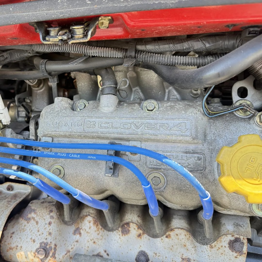 Bringatrailer's tweet photo. It's a van, it's a firetruck, it's the Subaru Sambar!

https://t.co/Xxjiho2nmb https://t.co/mcTEatcS6N