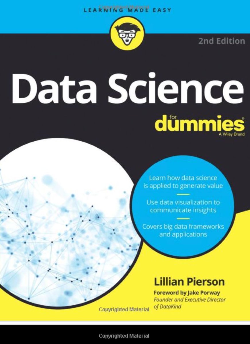 gp_pulipaka's tweet photo. Best Data Science Books to Read! #BigData #Analytics #DataScience #IoT #IIoT #PyTorch #Python #RStats #TensorFlow #Java #JavaScript #ReactJS #GoLang #CloudComputing #Serverless #DataScientist #Linux #Books #Programming #Coding #100DaysofCode
https://t.co/fc3yf3eMq5 https://t.co/5Sth2yDRPM