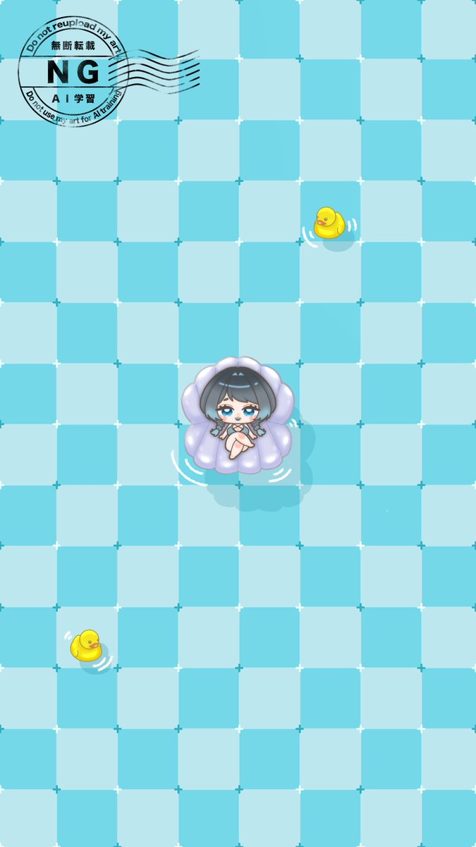 same____dayo's tweet photo. ぷかぷか…🫧

夏のんびり満喫中🏖🌈

#一枚絵公開
#ねむりの落書き帳 https://t.co/Qg92DTKyiN