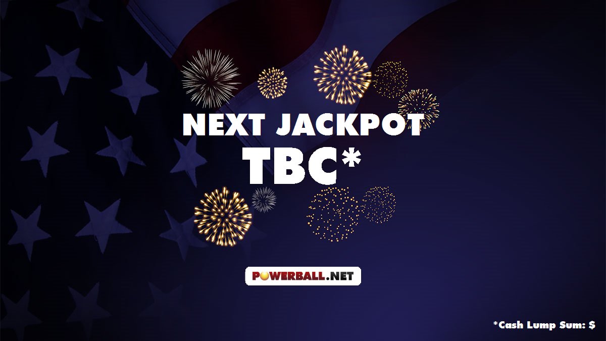 PowerballUSA's tweet photo. 💥 It's another #Rollover! Check out the estimated #Powerball jackpot for the next draw down below. ➡️ Use our link for online tickets 👉 https://t.co/q0imRaOhOZ https://t.co/I3kYccWnJa