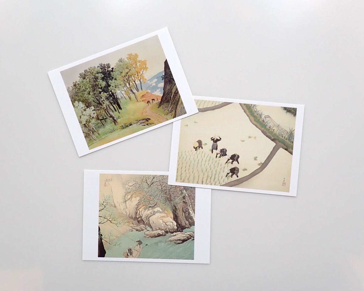 yamatanemuseum's tweet photo. #川合玉堂展 オリジナル！
クリアファイルやポストカードはいかがでしょうか？
展示室でお気に入りの作品をみつけて、ミュージアムショップでグッズを探してみてくださいね👀#山種美術館 https://t.co/LsGr7ODChH