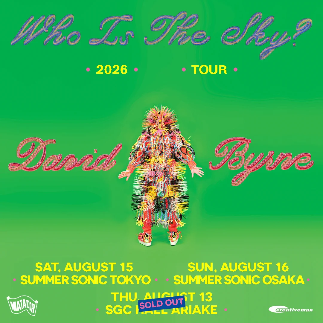 DAVID BYRNE デイビッドバーン Tシャツ XXL サマソニ2026 David Byrne