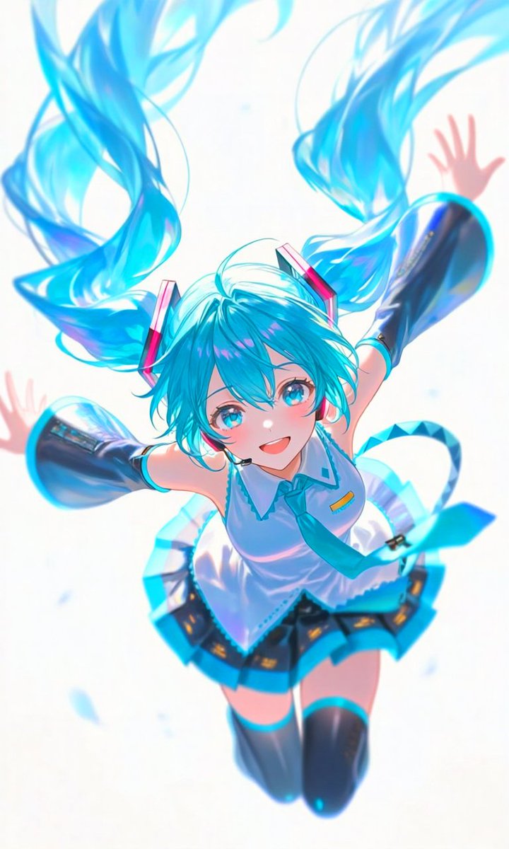 xyz10156's tweet photo. ☆*┈┈┈┈┈┈┈┈┈┈┈*☆
　　  　　きたよ～♡
　　 　Miku is here~♡
☆*┈┈┈┈┈┈┈┈┈┈┈*☆

午後もo(*･ω･)○ ﾌｧｲﾄｰ!
利用ツール: PixAI
#pixai
@PixAI_Official https://t.co/rF4vckfodt