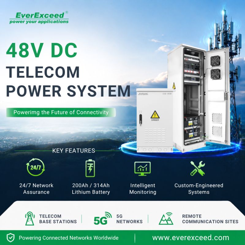 UPS_EverExceed's tweet photo. 🔋 Powering Every Connection

EverExceed 48V DC Telecom Power System supports reliable power for 5G &amp; telecom sites.

⚡ High efficiency
⚡ Smart monitoring
⚡ Flexible battery support
⚡ Modular design
👉 https://t.co/PO24g41HTx
#EverExceed #TelecomPower #5G #DCPowerSystem https://t.co/6zcRvjC5xY