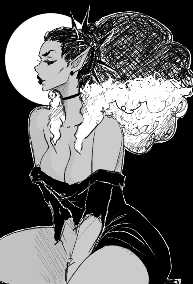 Chloe_Vampira's tweet photo. 😇good girls do what they told
😈bad bishes do what they want~ 
@droltatzuentesa 
#drolta #castlevanianocturne https://t.co/UyVfTWDVuP