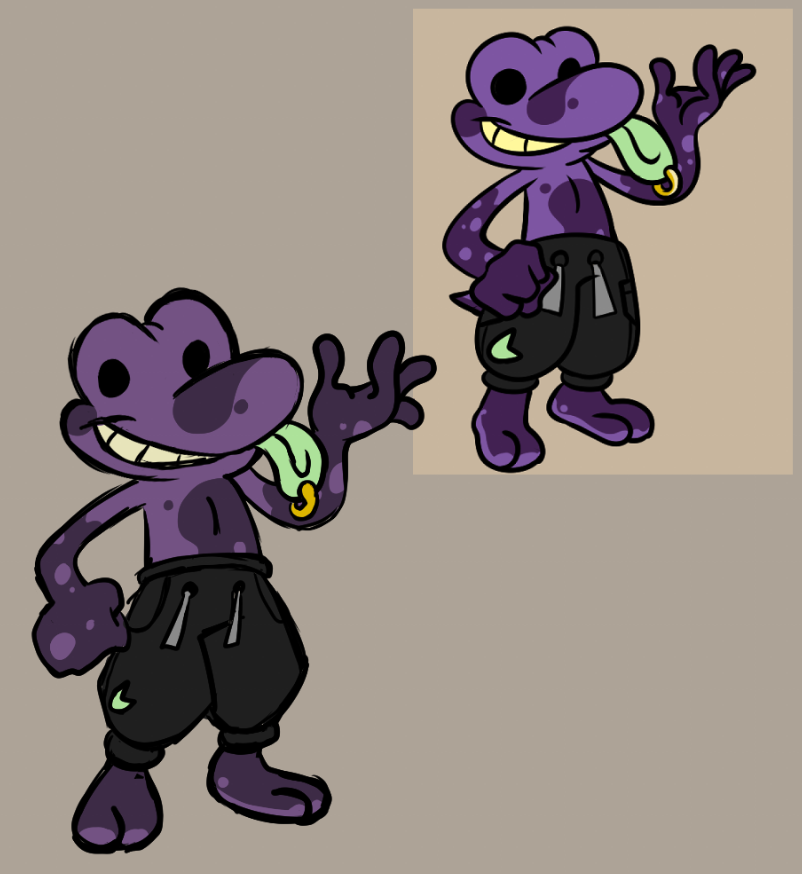 Chunklezz's tweet photo. he lost a bit of his silly aura i need to draw him more https://t.co/yl7BDPUmaG