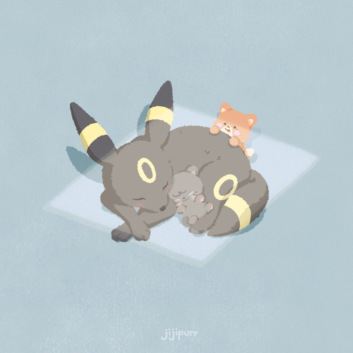 jijipurr's tweet photo. Sunbathing wooyoungs .. ☀️

#ATEEZfanart #pokemonfanart #wooyoung https://t.co/Y00YdOZ2Eb