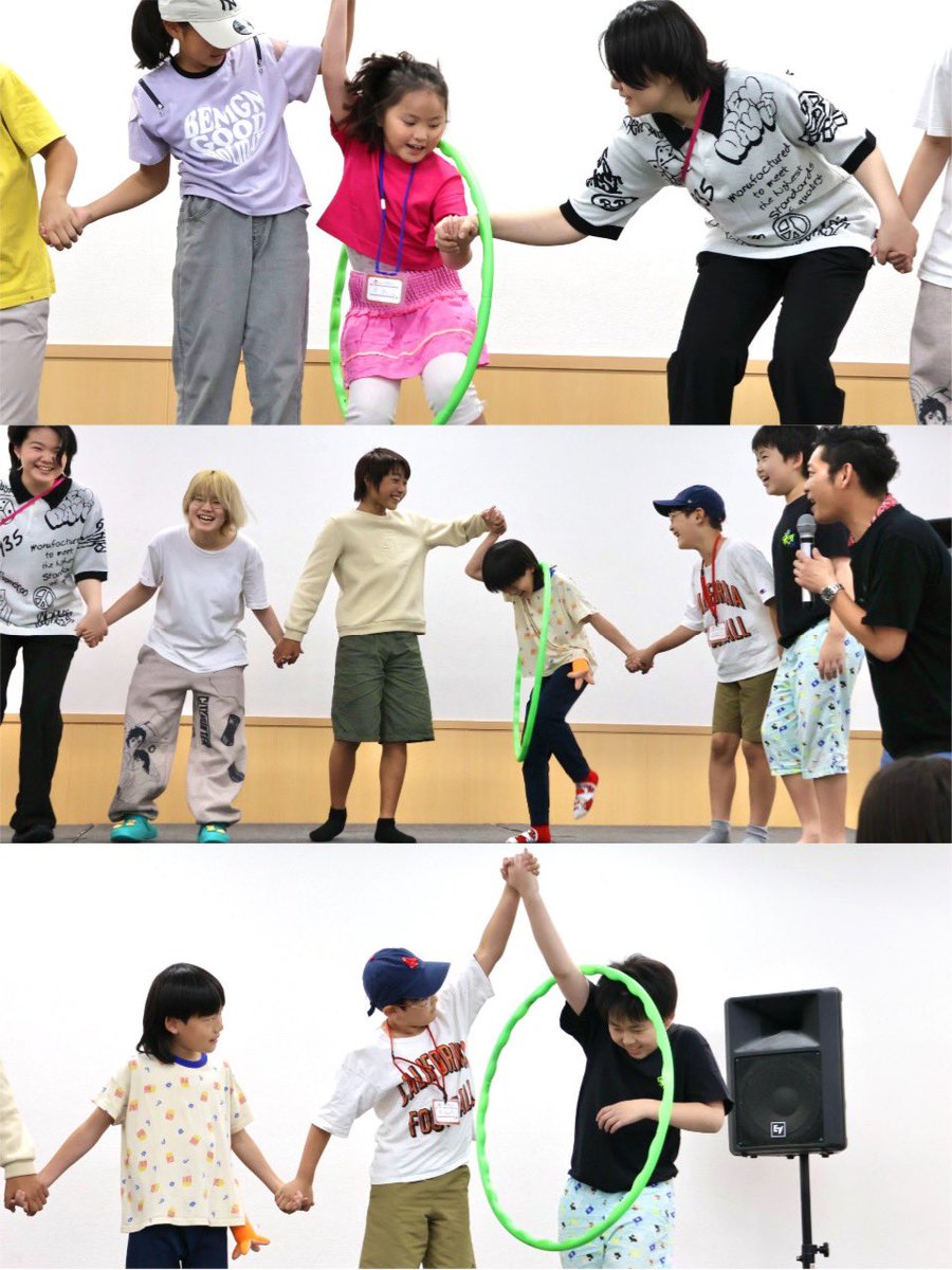 hc_yoshimoto's tweet photo. ＼🎋🌟7/8のお笑いクラブ＠東京🗼／

まずはゲームでカラダを動かし🕺✨️
（フラフープを繋ぎ山手線ゲーム🚃）
後半はコント作りを進めましたᝰ✍🏻

今月残り2週!!

いずれもゲスト芸人さん有り🔥
大盛り上がり間違いなしです🥹👏🏻

🔻詳細・無料体験の申込みはコチラから!!
https://t.co/ChCYoYdWhU https://t.co/nchsrcal74