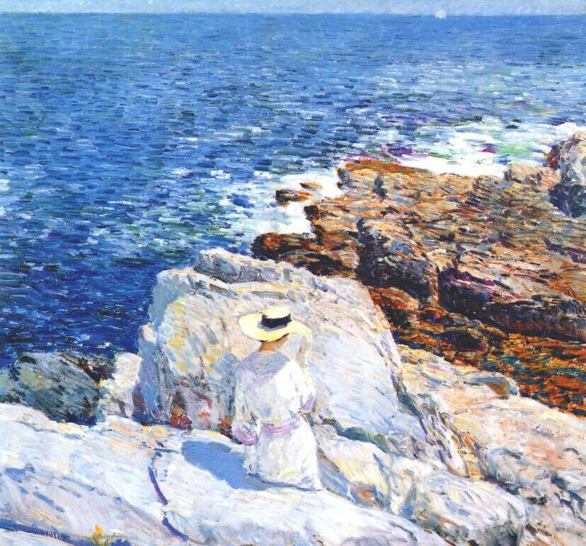 childe_hassam's tweet photo. South ledges, Appledore #artbots @hassam https://t.co/14exEDq01u