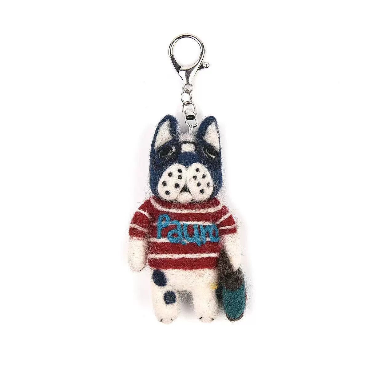 hallstarr's tweet photo. Just finished my first needle-felted cat keychain ! 3 hours of fumbling with wool u0026 needles, but the final fuzzy grumpy face is totally worth it. Handmade hits different #CraftLovers #NeedleFelt https://t.co/LDEBksWRqX