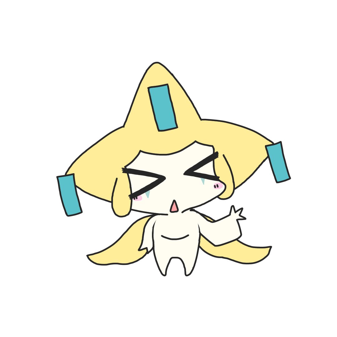 Nek0_M1kan's tweet photo. 表情差分我できたゾ。かわいいなあジラーチくん。 https://t.co/2SohnILQdu
