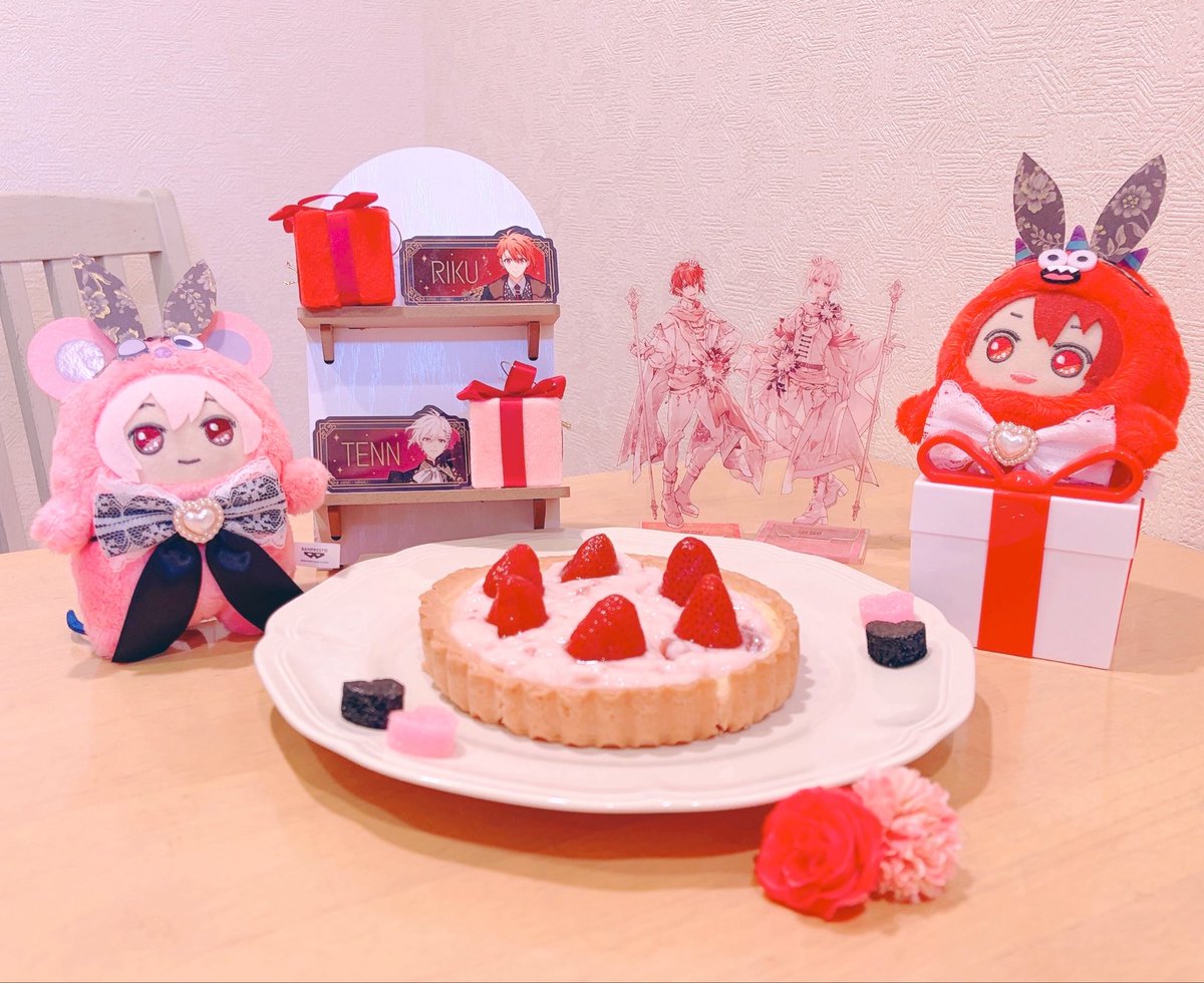 soru_main's tweet photo. *.𝜗𝜚.Happy Birthday.ꪆৎ.*

🩷 May you all be happy forever ❤️

#caferabBitDay 
#九条天生誕祭2026
#七瀬陸生誕祭2026 https://t.co/B3vJT24vcA