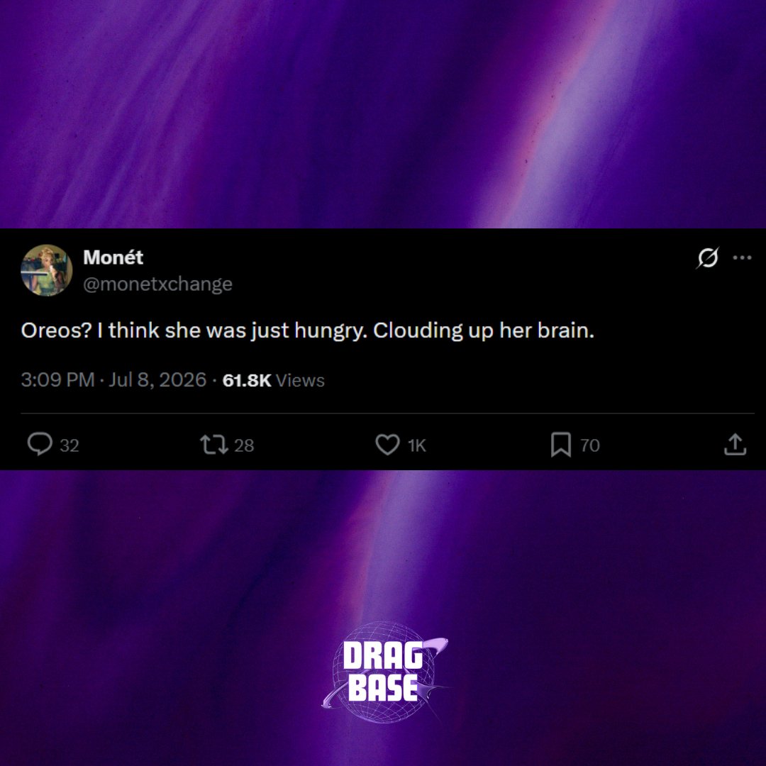 DragBasee's tweet photo. It seems like Monét X Change clapped back at Silky's comment on the Outlaws Podcast with TS Madison when they were talking about racism in the Drag Race fandom. https://t.co/r7pBYpBuWM