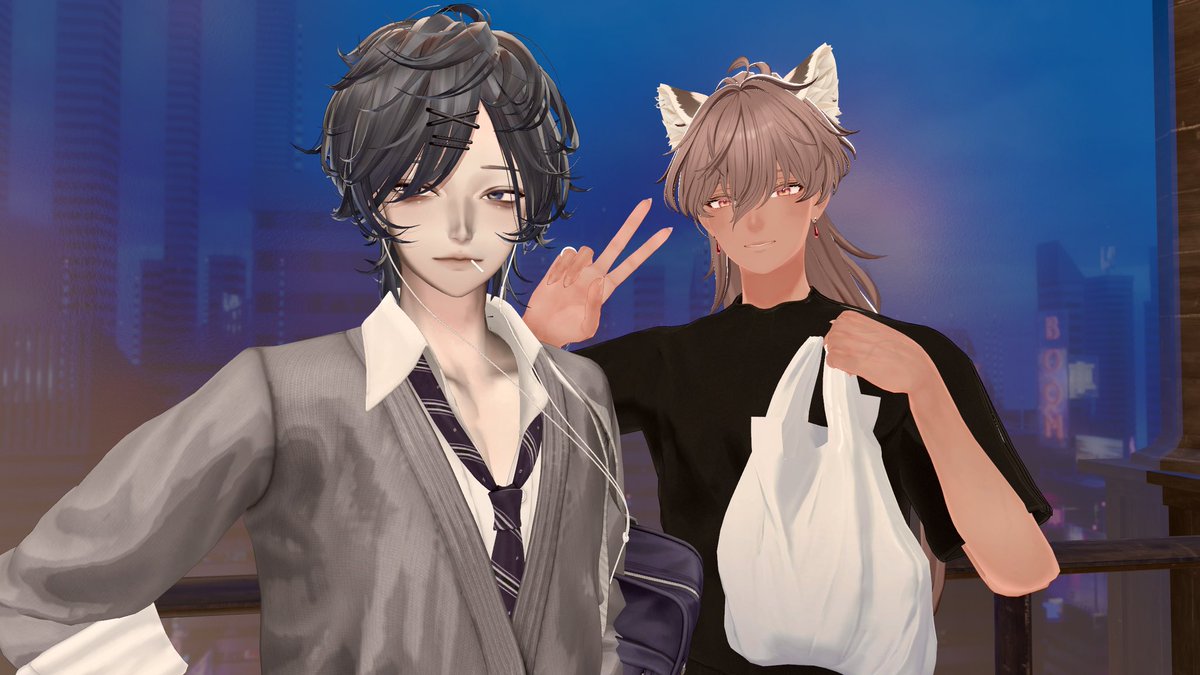 1230_VRC's tweet photo. 高校生とパシリ中の後輩 https://t.co/qfESIOJso6