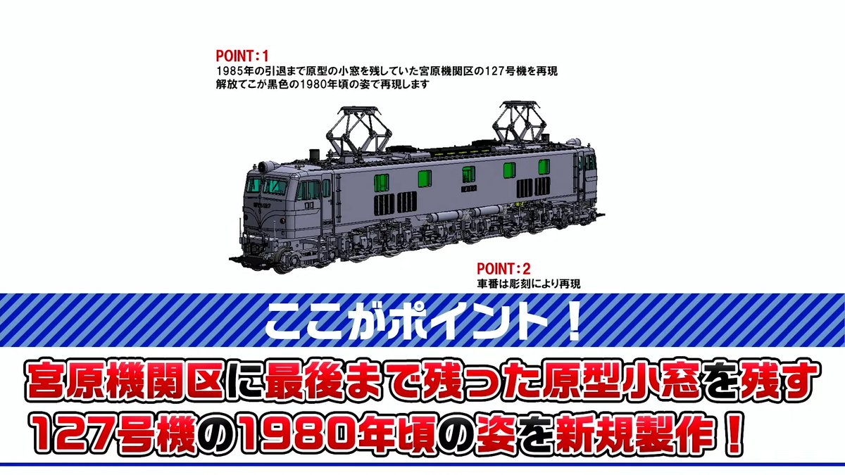 トミーテックLIVE】新製品速報13 □(N) EF58形（127号機・宮原機関区