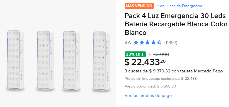 BotdeOfertas's tweet photo. 🚨 ALERTA DE PRECIO
💡 ¡El N.º 1 en ventas está de oferta!
🔥 32% OFF
 $32.990 ➜ $22.433
⭐ Más de 11.000 compradores
https://t.co/77JrfDb7Od https://t.co/mNR6vtJH7d