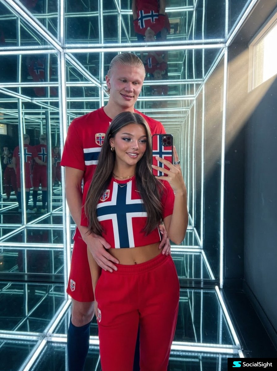 Norway-Inspired Sporty Mirror Selfie