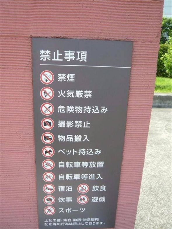 noritax's tweet photo. @FIFI_Egypt 【ダメダメダメ公園🔥】
物の破壊
危険な球技
ノーリード
自然の破壊
火気の使用
車両の進入
ゴミの放置
迷惑な騒音
無許可の商売
無許可の撮影
無許可の宣伝
公園の独占
勝手な宿泊
土石の採取
➡校則のような子供に考えさせないダメダメ事項を作るから、まとも大人が育たないのだ。
#公園 #本田圭佑 https://t.co/mfyYwxu973