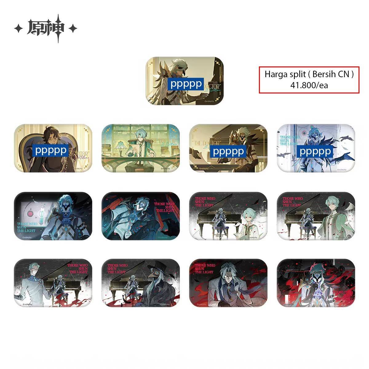 aeristudi0's tweet photo. ✨️ SPLIT BADGE DOTTORE ✨️
☆ Harga Bersih CN 41.800 ea
☆ FP Only
☆ Exc Ems Tax
☆ PO 200 Hari
☆ Order or tanya-tanya bisa langsung DM
Mention After DM
#warunganime #warunggame #warunggenshin #ra_splitorder #ra_preorder https://t.co/8s3FBbujPT